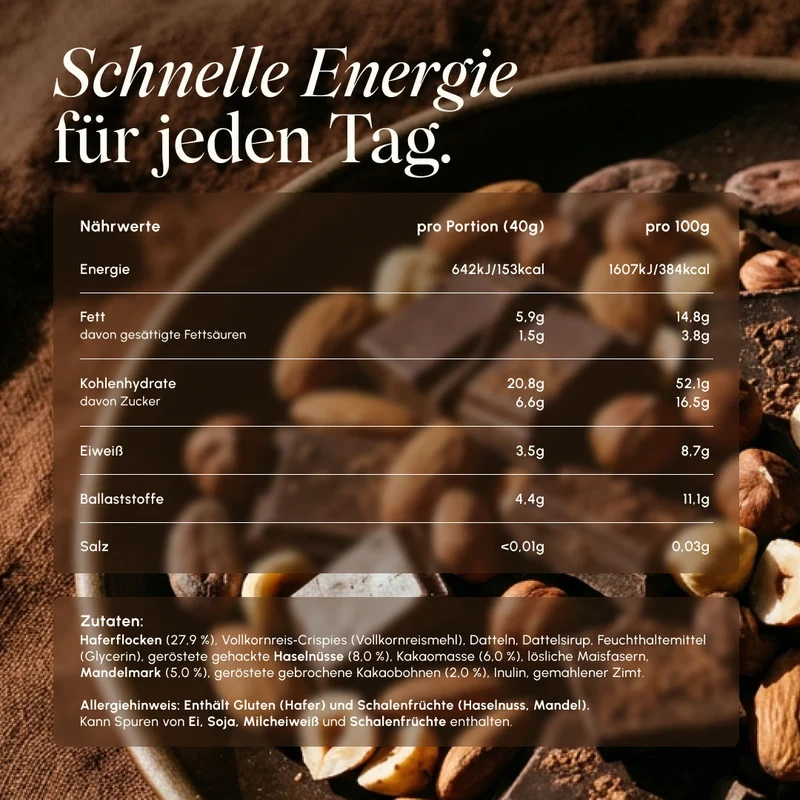 Oatbar - Schoko-Nuss (12er Pack)