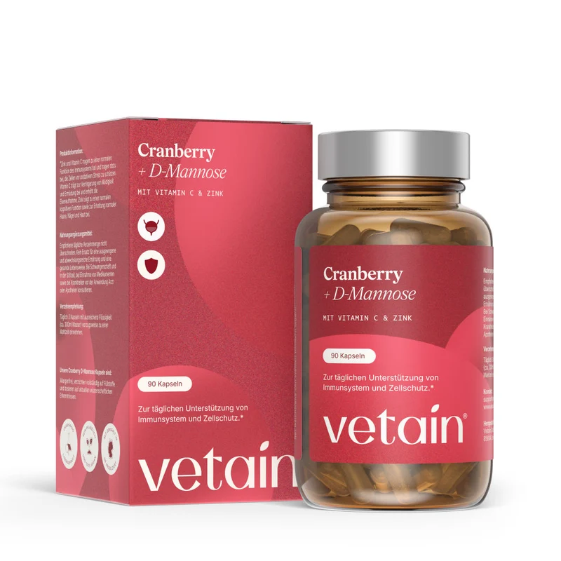 Cranberry + D-Mannose (90 Kapseln)