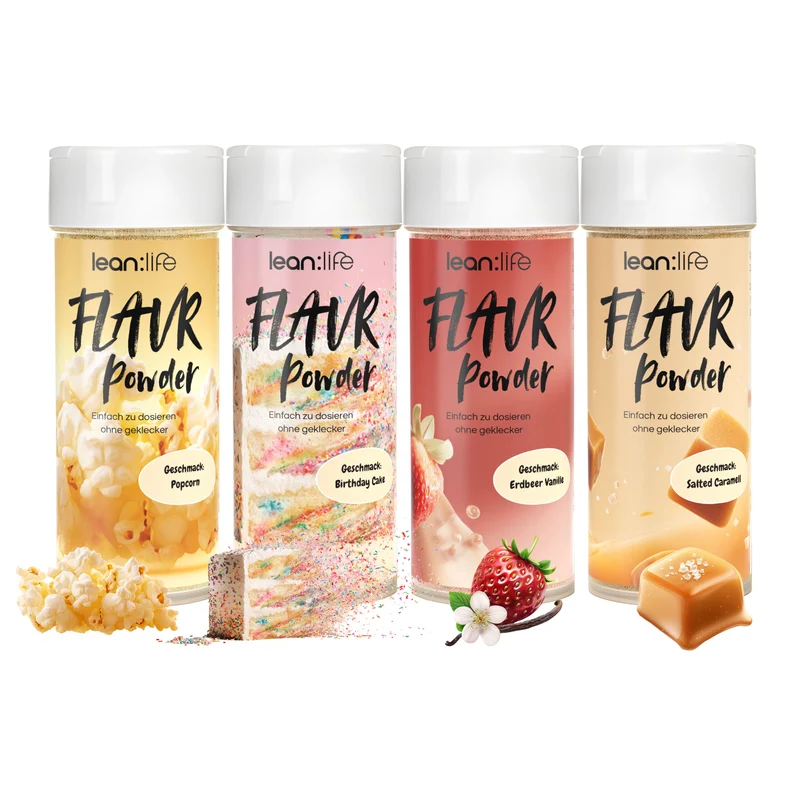 FLAVR Powder Streuer Bundle 4 Stück