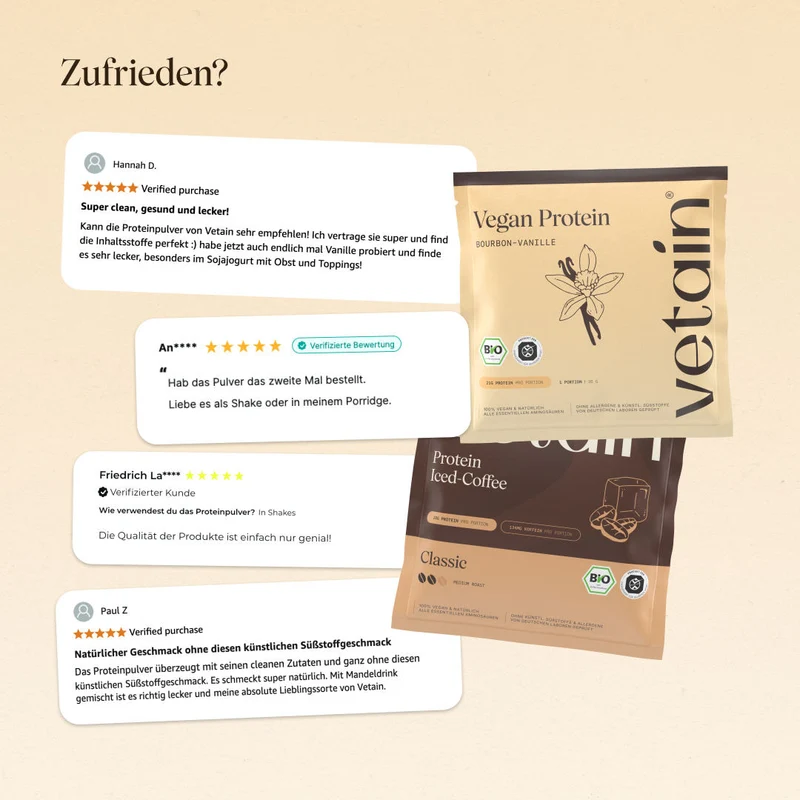 Vegan Protein Probierpaket (8x30g)