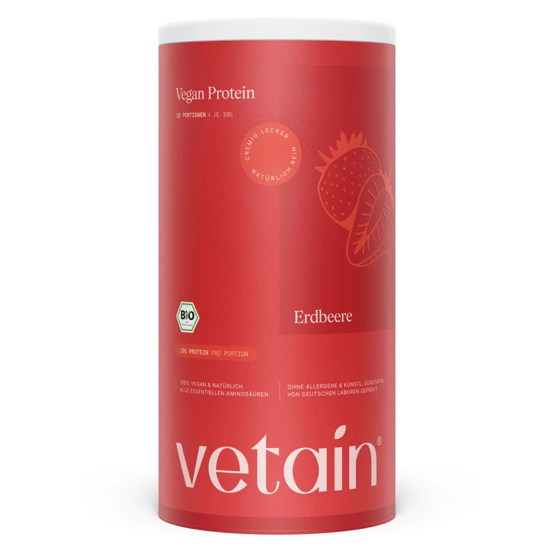 Vegan Protein Erdbeere (540g/BIO)