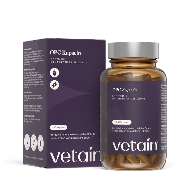OPC Kapseln - Pflanzliche Antioxidantien für Schutz & Balance (180 Kapseln)