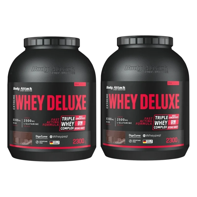 Body Attack - Extreme Whey Deluxe - 2 x 2300g Bundle