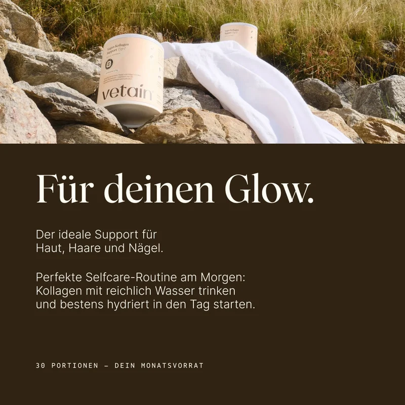 Veganes Kollagen Typ 1 (Haut, Haare, Nägel) - 30 Portionen