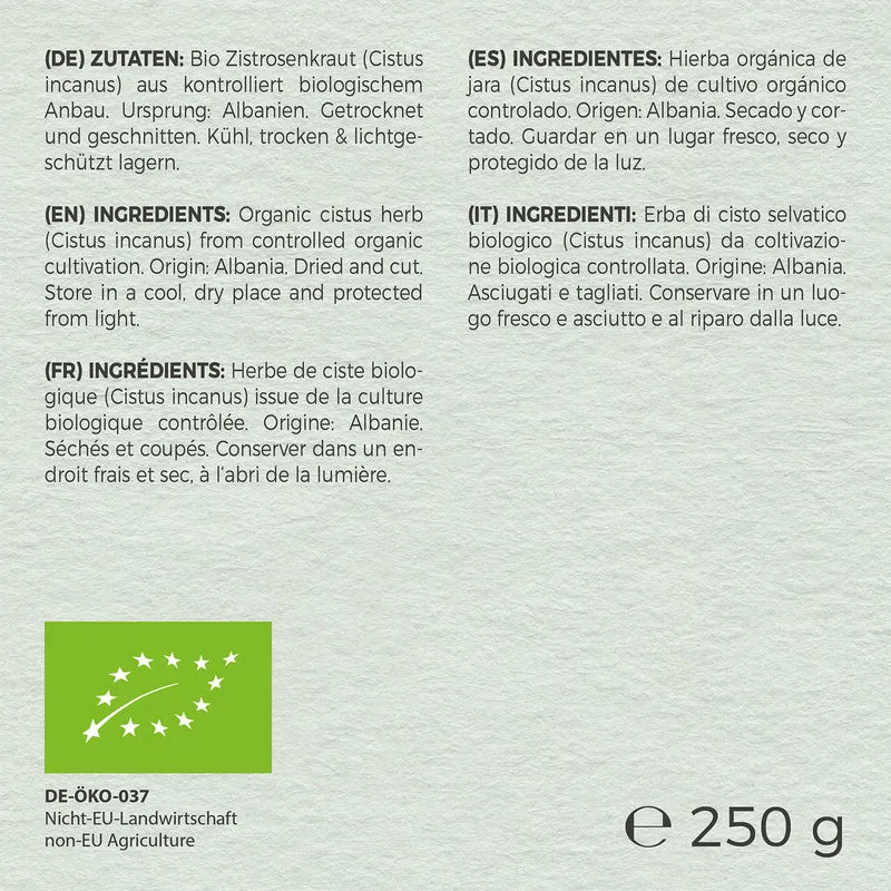 Bio-Zistrosenkraut 250 g – naturbelassen