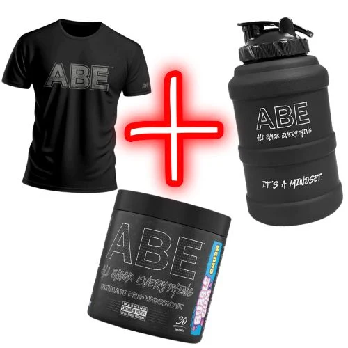 ABE BÜNDEL: BOOSTER + T-SHIRT + 2,5 LITER WATER BOTTLE