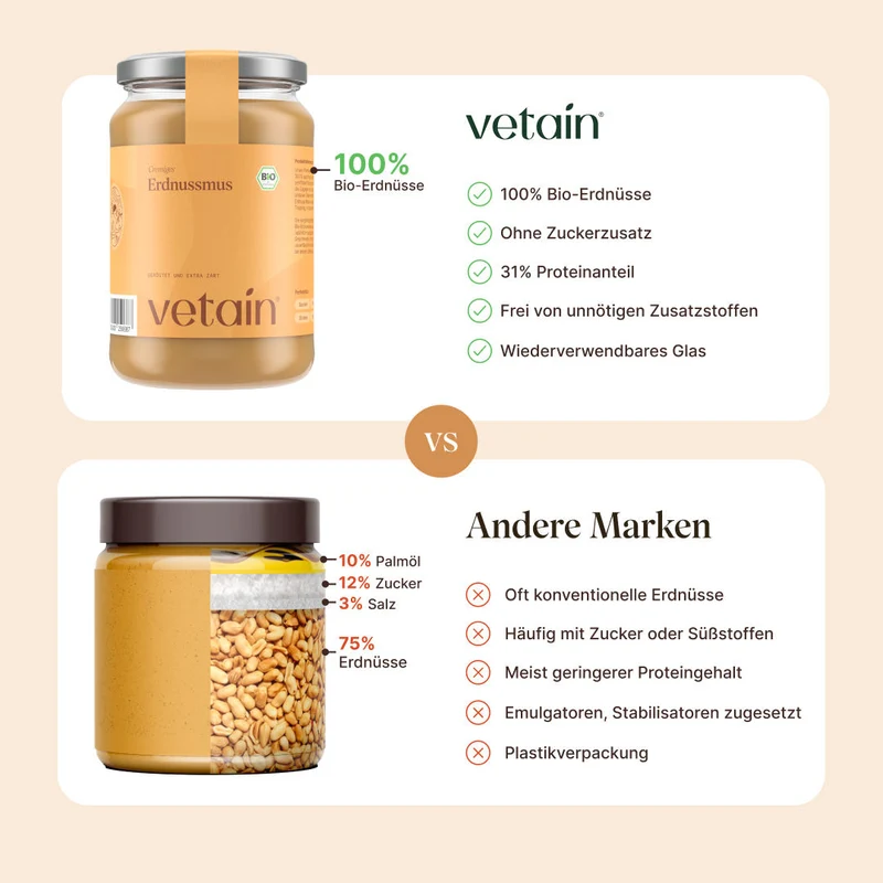 Bio Erdnussmus cremig (500g)