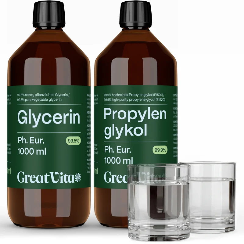 Glycerin + Propylenglykol • 1L+1L