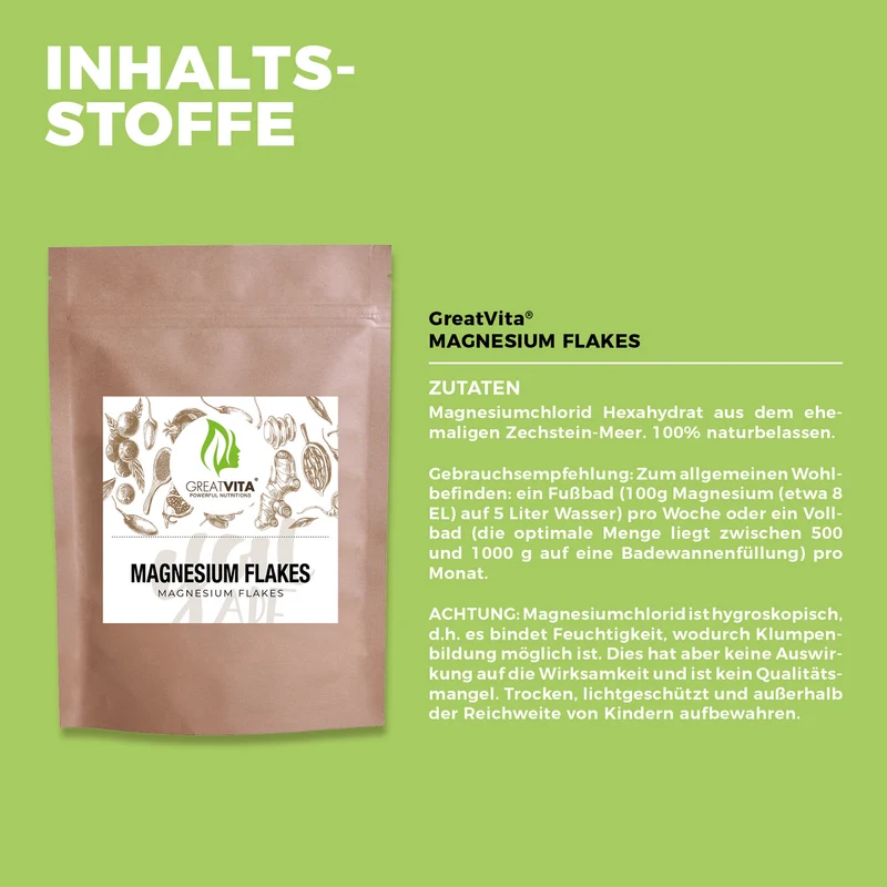 Magnesium-Flakes 1000g