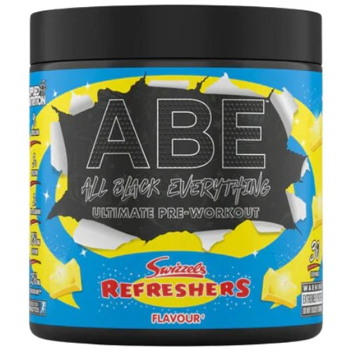 ABE Pre-Workout Booster Applied Nutrition (375g) MHD Swizzels Refreshers Lemon 30.03.26