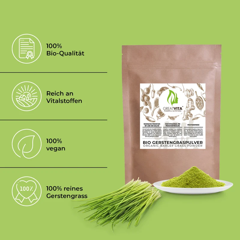 Bio-Gerstengras-Pulver 400 g
