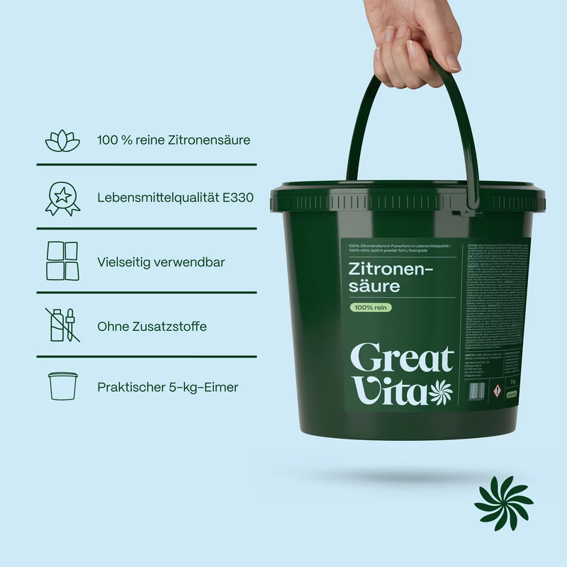 Zitronensäure-Monohydrat 5 kg – rein