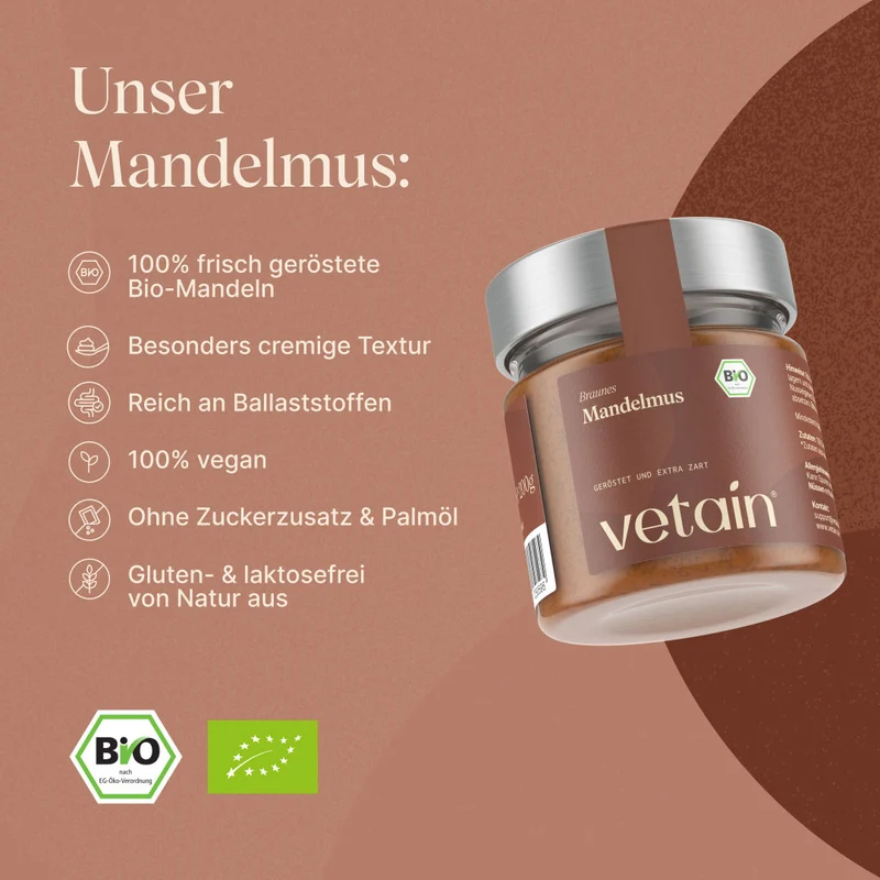 Bio Mandelmus braun (200g)