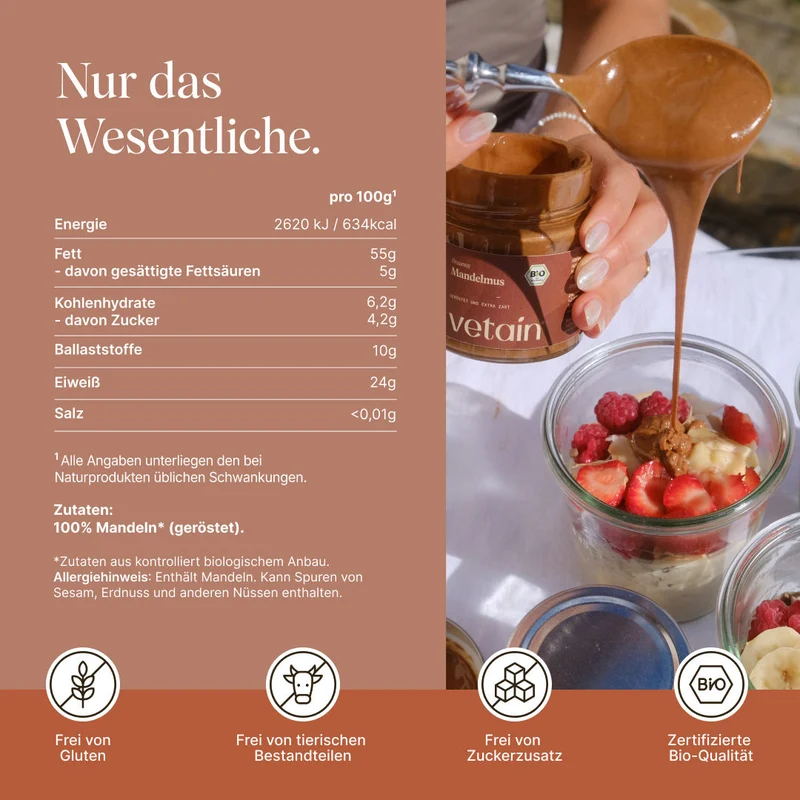 Bio Mandelmus braun (200g)