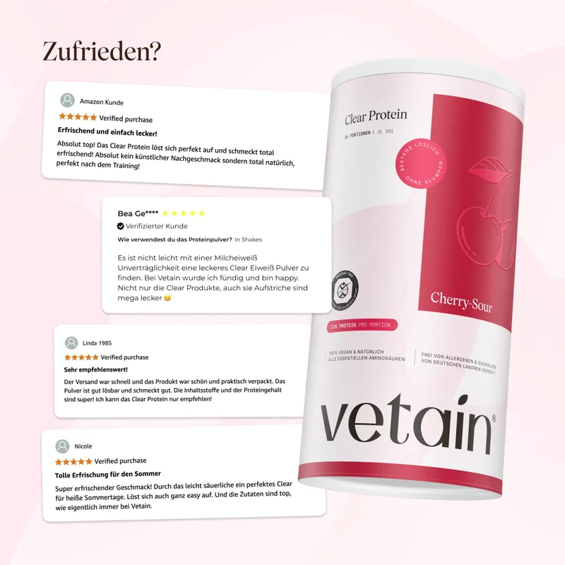 Vegan Clear Protein Cherry Sour (480g)