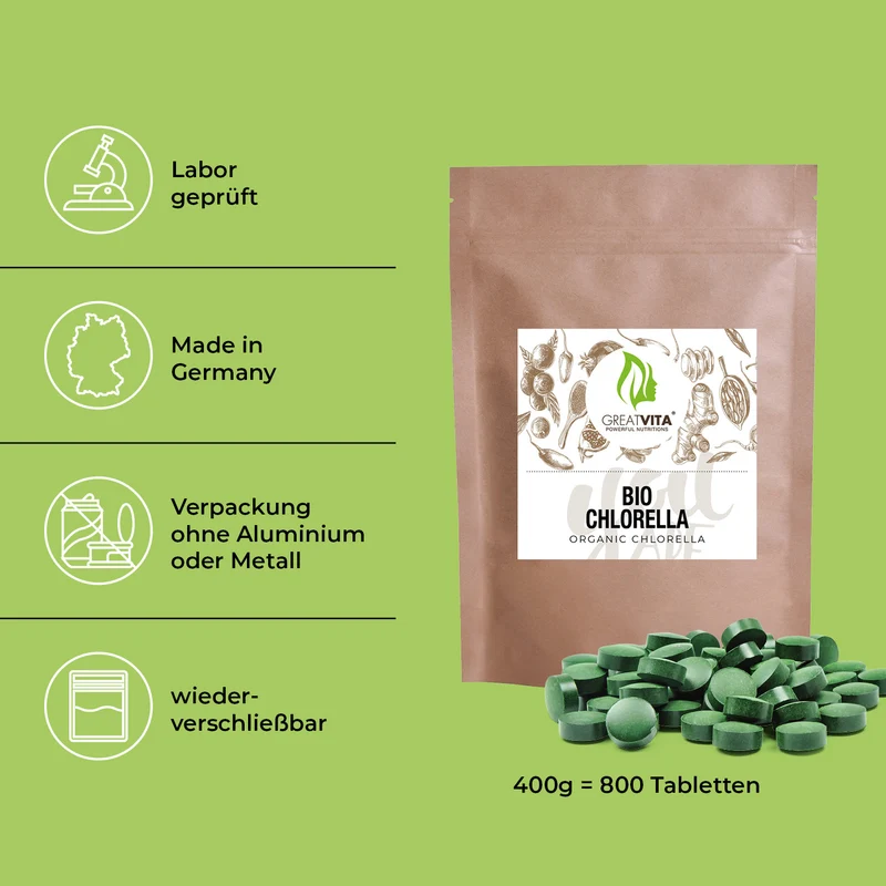 Bio-Chlorella-Tabletten