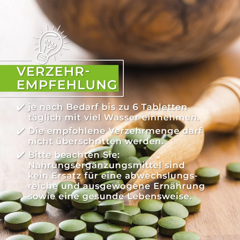 Bio-Chlorella-Tabletten