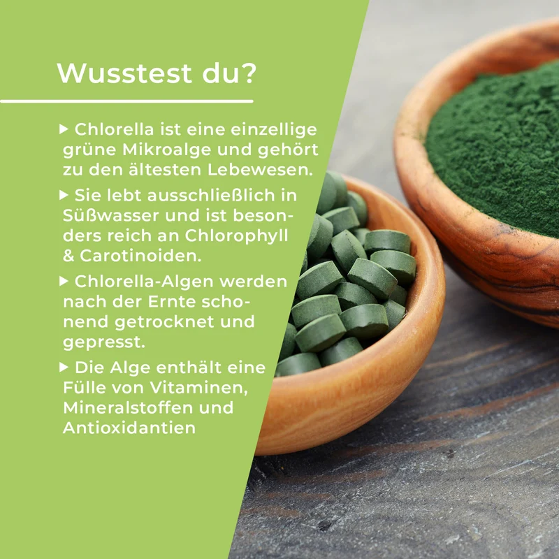 Bio-Chlorella-Tabletten