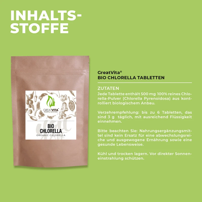 Bio-Chlorella-Tabletten