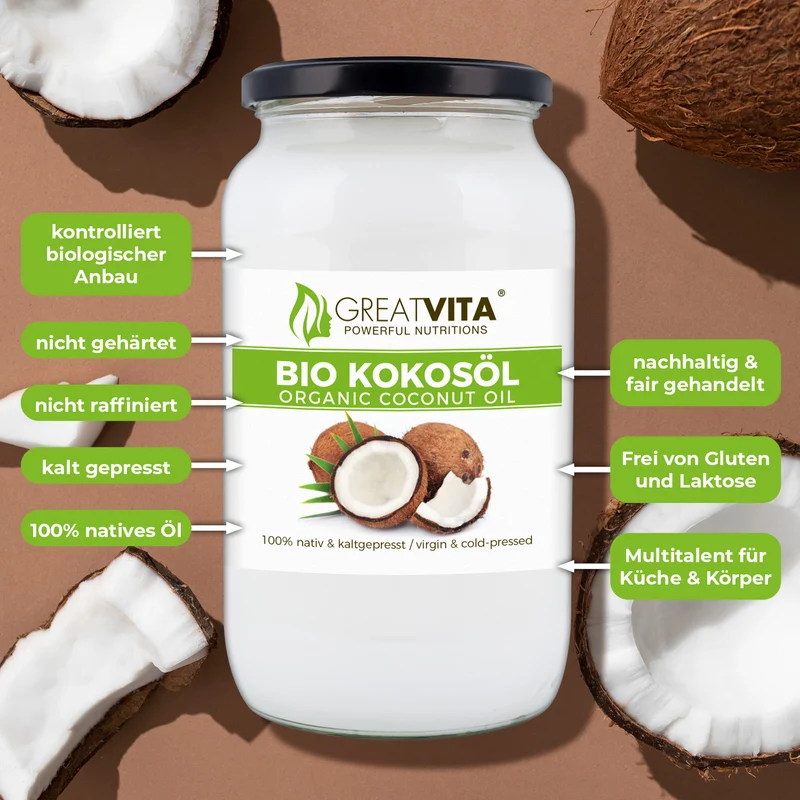 Bio-Kokosöl – nativ & kaltgepresst