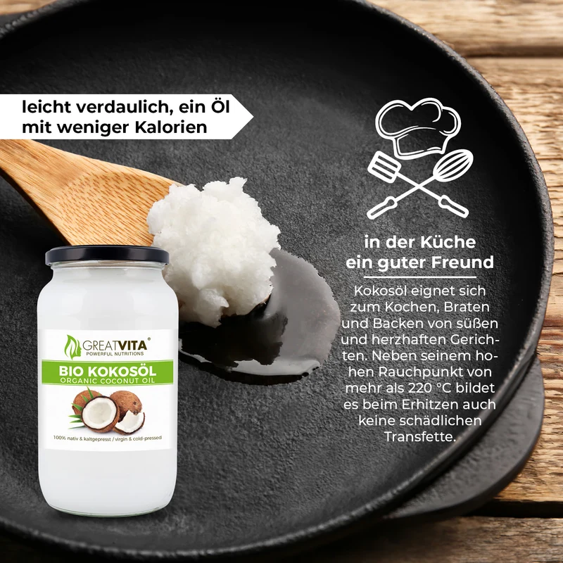 Bio-Kokosöl – nativ & kaltgepresst