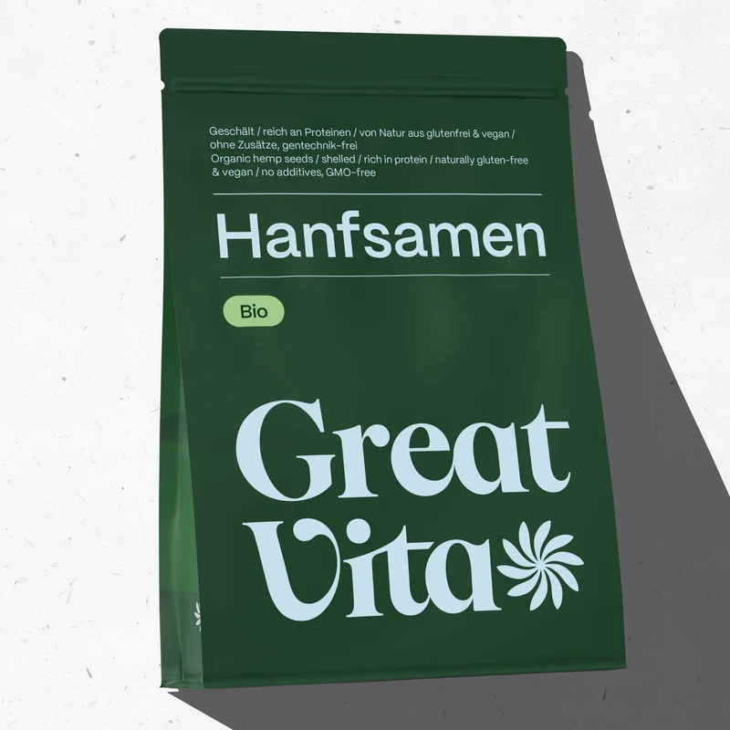Bio-Hanfsamen – geschält