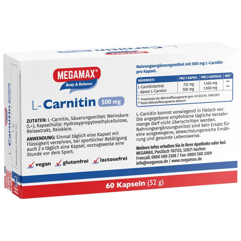 L-Carnitin 500 (Kapseln)
