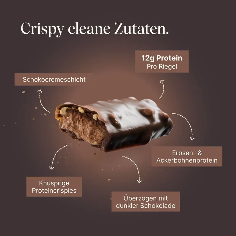 CRISPY Vegan Protein Bar - Brownie Fudge