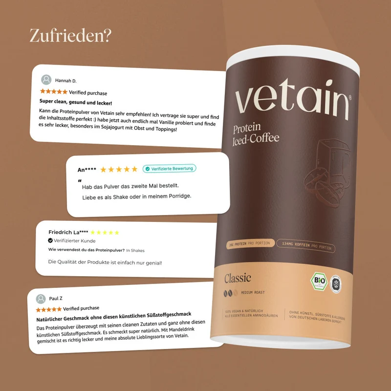 Vegan Protein Iced-Coffee (540g/BIO)