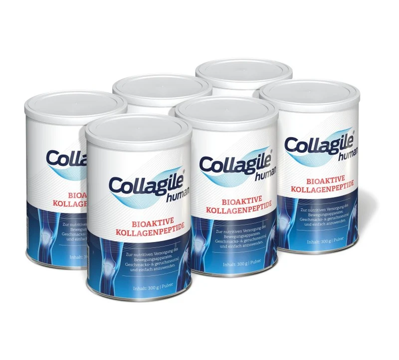 Collagile - 6er-Pack - Collagile Human - 6 x 300g Dose
