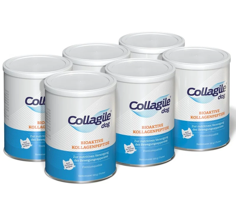 Collagile - 6er-Pack - Collagile dog - 6 x 225g Dose