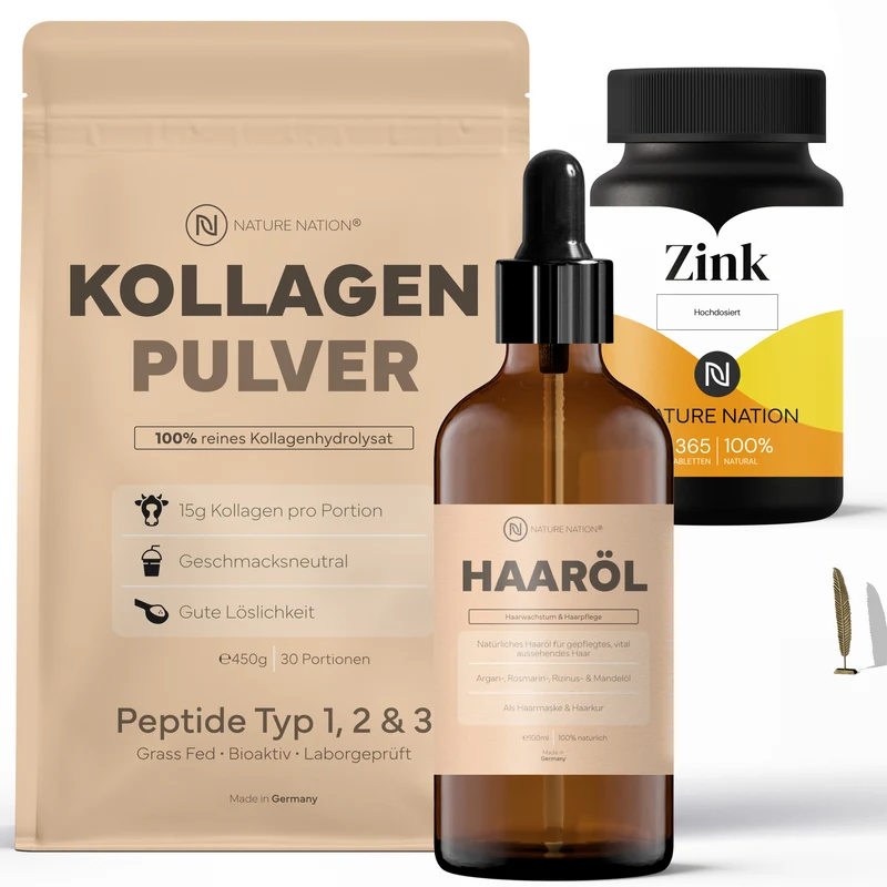 Haarstärke Beauty-Set: Das Spar-Set, für deine Haarpflege-Routine von innen & außen
