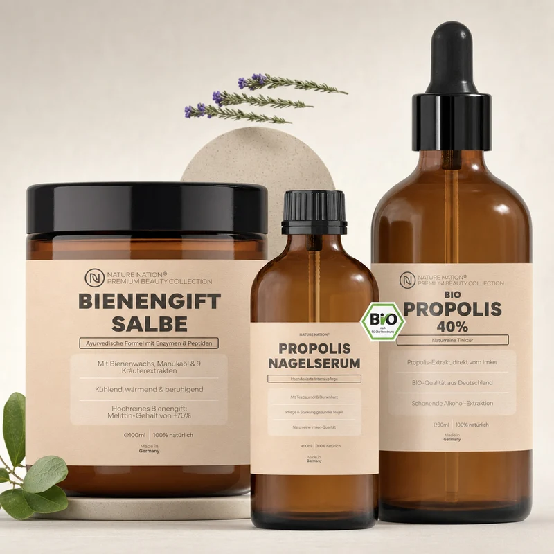 Bienenkraft Pflege-Set: Das Spar-Set, für vielseitige Propolis- & Bienengift-Pflege