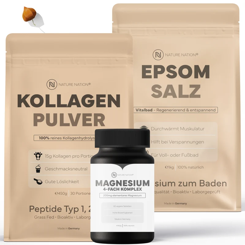 Relax & Beauty-Set: Das Spar-Set, für deine entspannende Beauty- & Vitalstoff-Routine