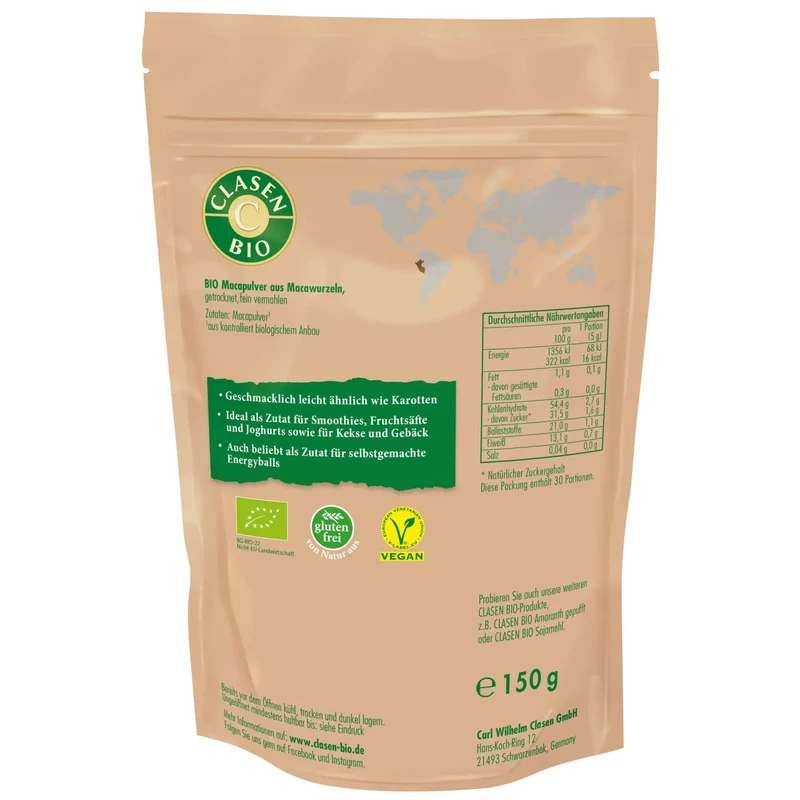 6x Bio Macapulver 150g