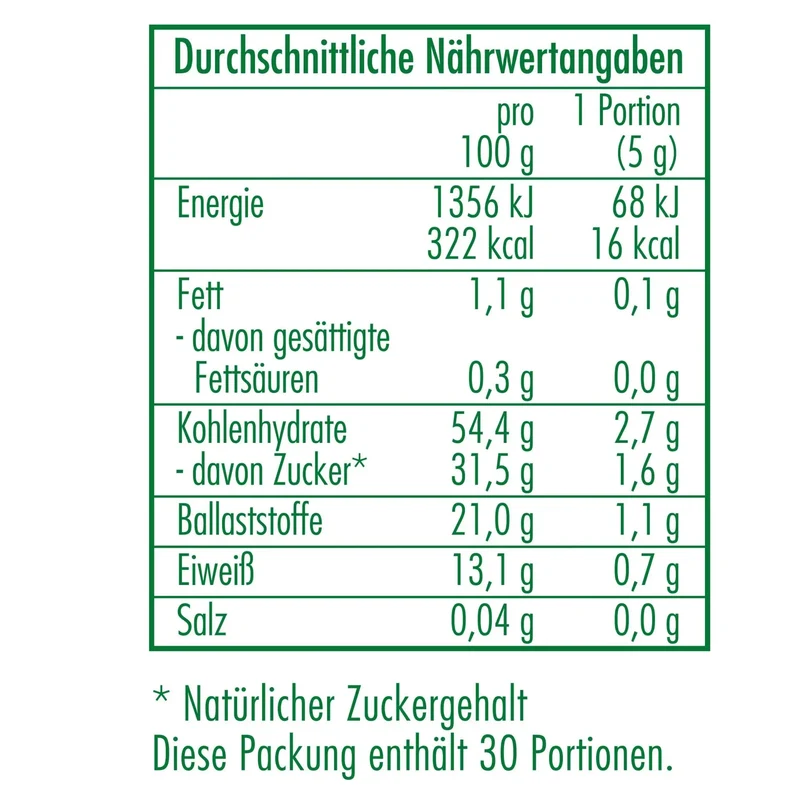6x Bio Macapulver 150g