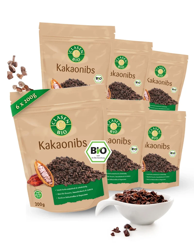 6x Bio Kakaonibs 200g