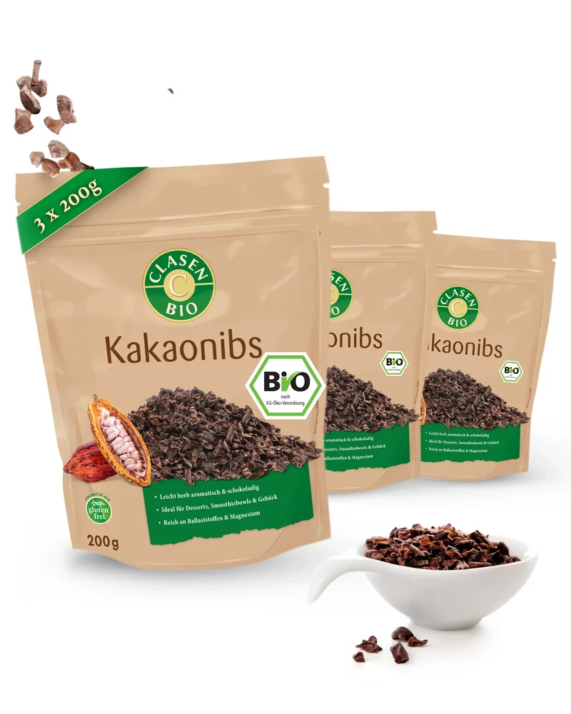 3x Bio Kakaonibs 200g