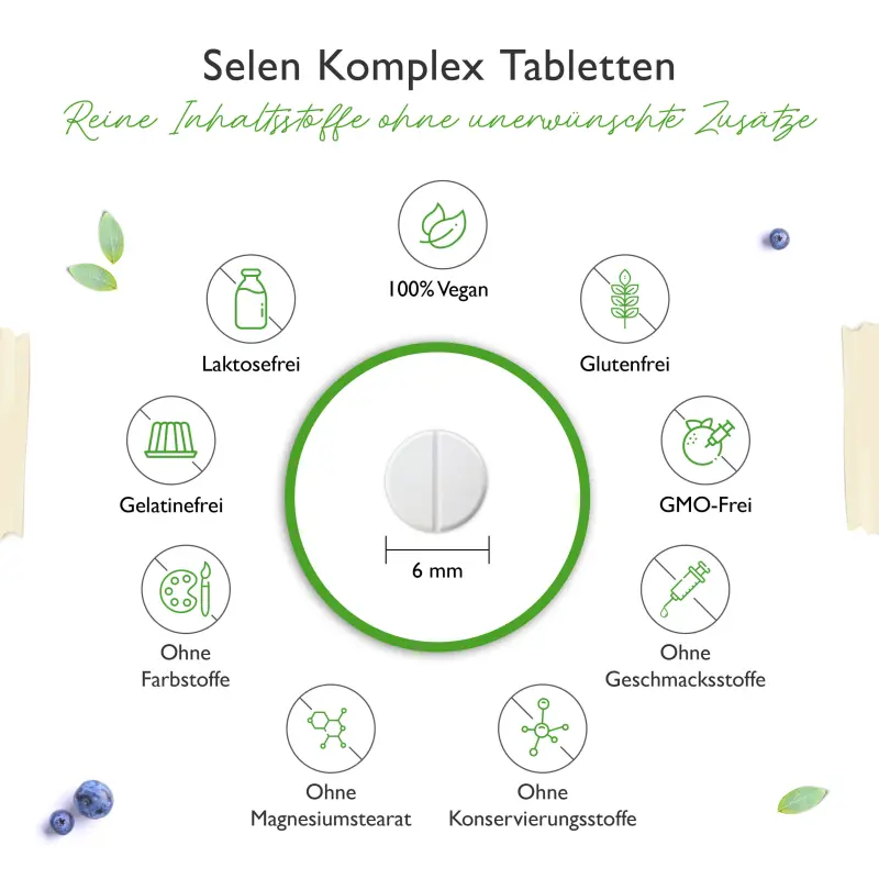 Selen 3-fach Komplex (365 Tabletten a 200 µg)