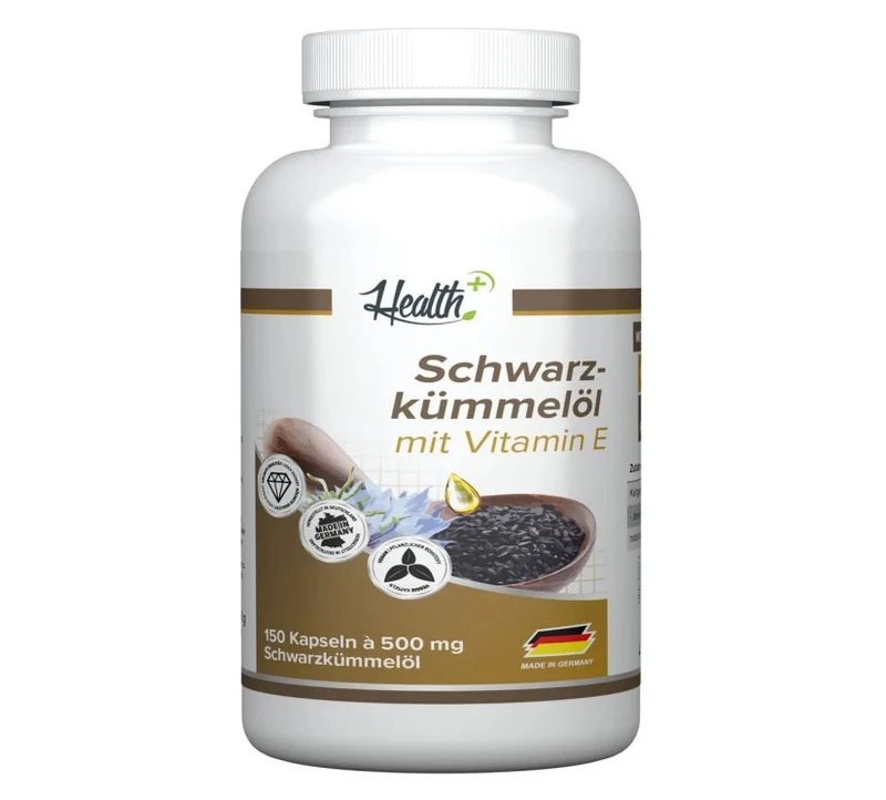 Health+ - Schwarzkümmelöl - 150 Kapseln