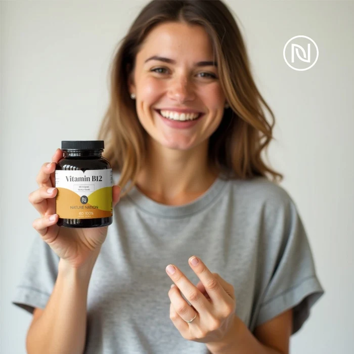 Vitamin B12 MHA Komplex. 60 Kapseln - Für Energie, starke Nerven & mentale Leistungsfähigkeit