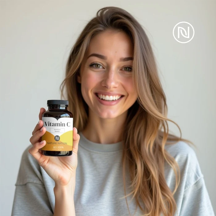 Vitamin C gepuffert, 60 Kapseln - Unterstützt Immunsystem sowie Zellschutz