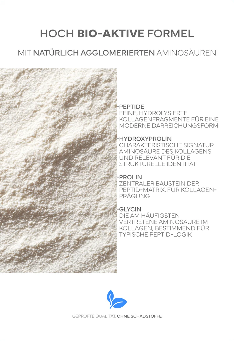 3er-Set Kollagen Pulver Hydrolysat, 450g - 100% Peptide Typ I, II & III, geschmacksneutral & leicht löslich