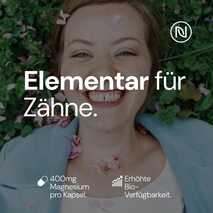 Magnesium 400 mg, 180 Kapseln – Für Muskeln, Nerven & Energie nach fordernden Tagen