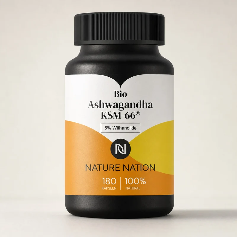 Ashwagandha KSM-66®, 180 Kapseln – Für mehr Ruhe im Kopf & Gelassenheit im Alltag