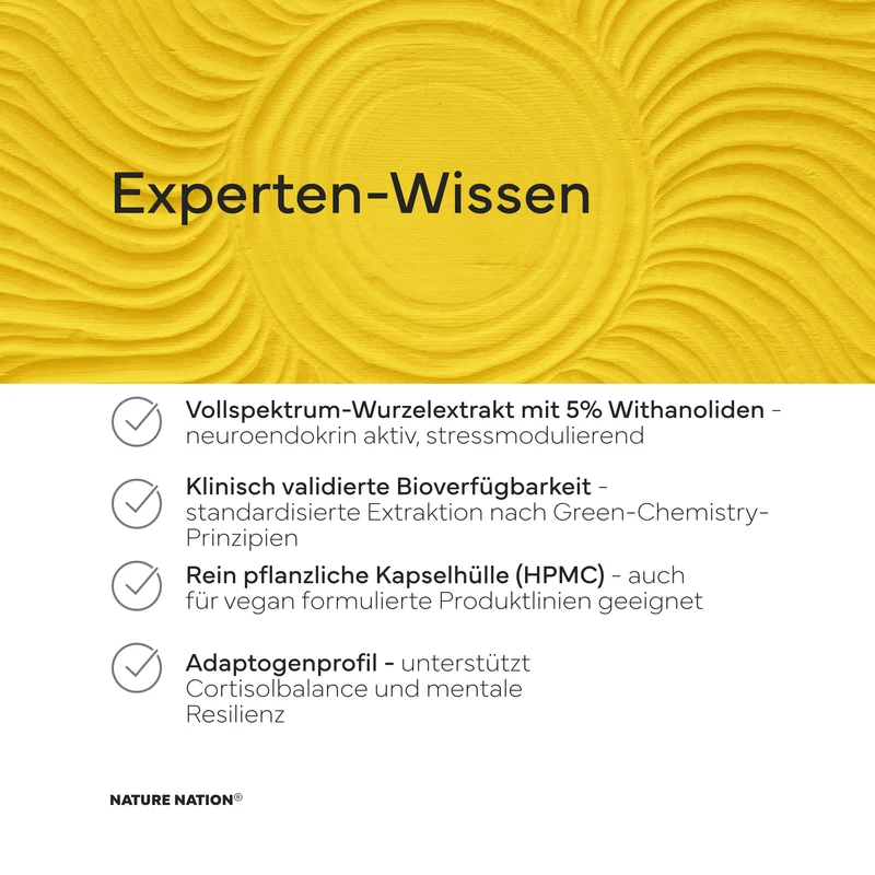 Ashwagandha KSM-66®, 180 Kapseln – Für mehr Ruhe im Kopf & Gelassenheit im Alltag