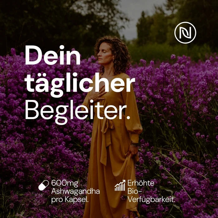 Ashwagandha KSM-66®, 180 Kapseln – Für mehr Ruhe im Kopf & Gelassenheit im Alltag
