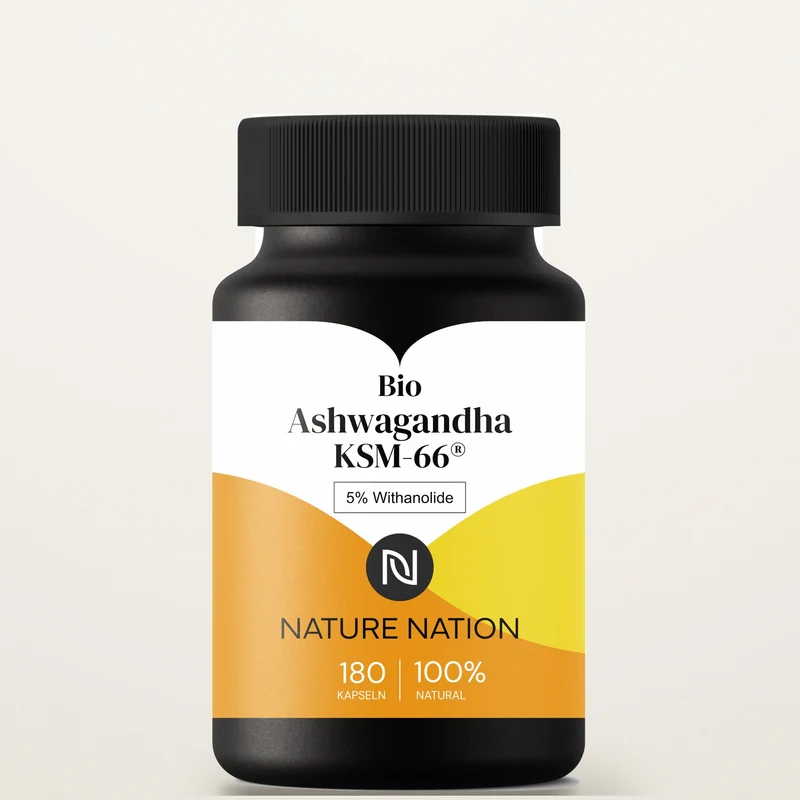 Ashwagandha KSM-66®, 180 Kapseln – Für mehr Ruhe im Kopf & Gelassenheit im Alltag