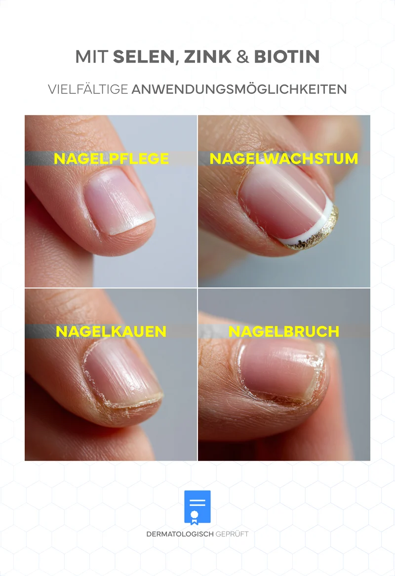 Propolis Nagelserum, 10ml - Akutpflege bei Nagelpilz, mit hochdosiertem Bio-Propolisextrakt sowie Teebaumöl, Zink, Selen & Biotin, für gesunde & starke Nägel, mit gratis Propolis-Seife