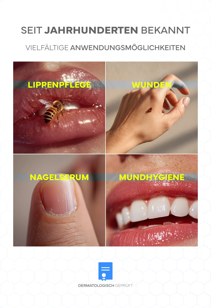 Bio Propolis-Tropfen (in Imker-Qualität), mit 20% Standardisierung - Als Nagelserum, Halsspray, Lippenbalsam, bei Hautunreinheiten sowie zum Gurgeln
